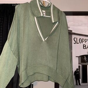 PINK Victoria's Secret Mint Green Sweater